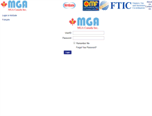 Tablet Screenshot of mgacanada.virtgate.ca