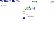 Tablet Screenshot of demo.virtgate.com
